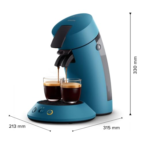 Machine à Café à Dosettes SENSEO CSA210/00 – Bleu Paon Élégant