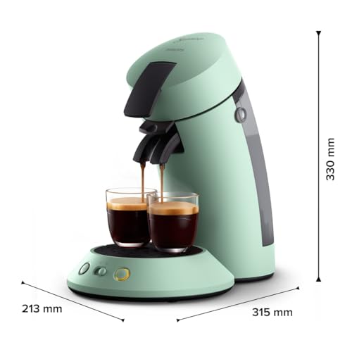 Machine à Café à Dosettes SENSEO CSA210/80 – Vert Désert Nature