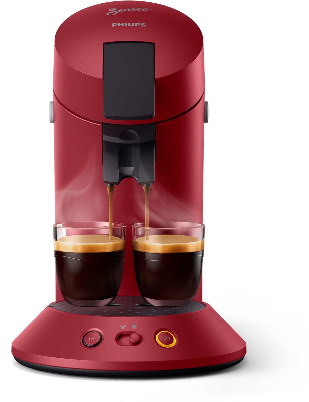 Machine à Café à Dosettes Original Plus SENSEO CSA210/91 – Rouge Vif