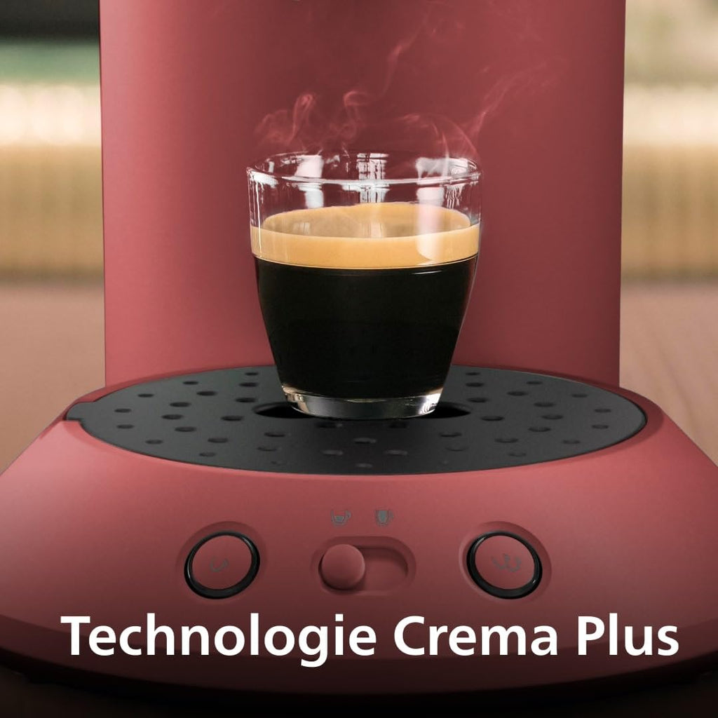 Machine à Dosettes SENSEO CSA210/35 – Rouge Tendre Design