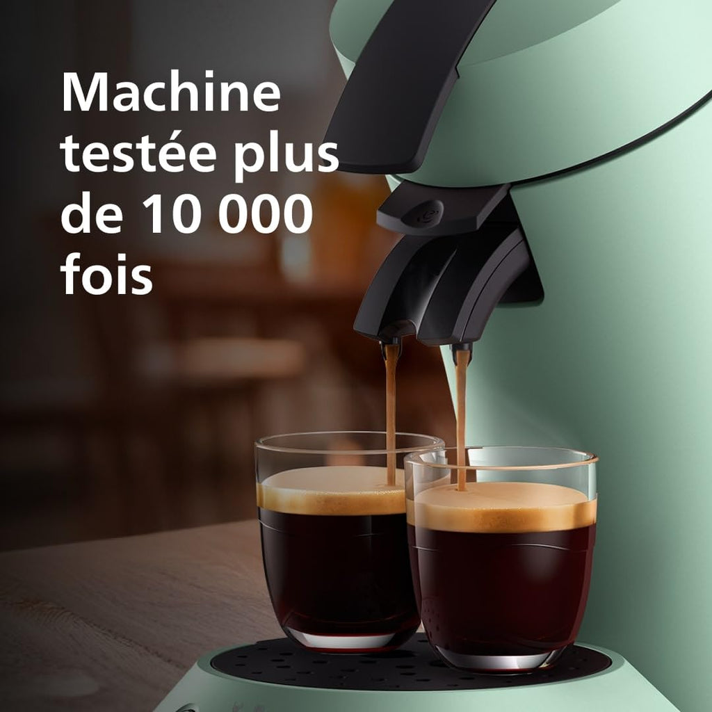 Machine à Café à Dosettes SENSEO CSA210/80 – Vert Désert Nature