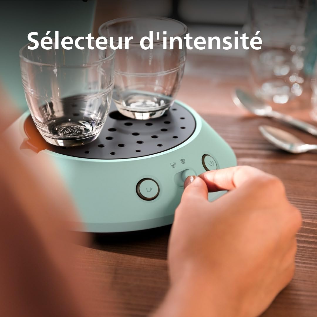 Machine à Café à Dosettes SENSEO CSA210/80 – Vert Désert Nature