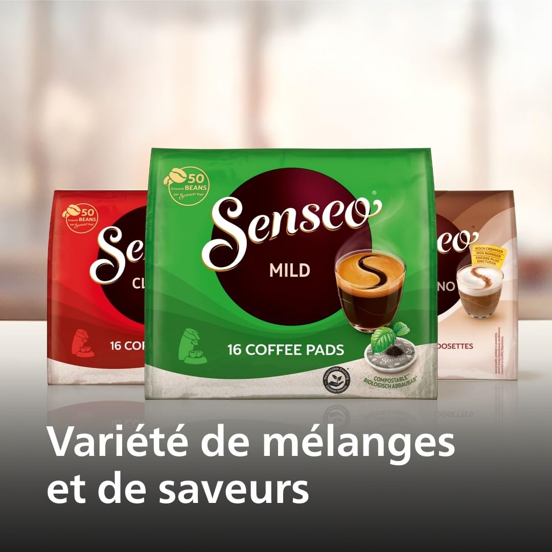 Machine à Dosettes SENSEO CSA210/35 – Rouge Tendre Design