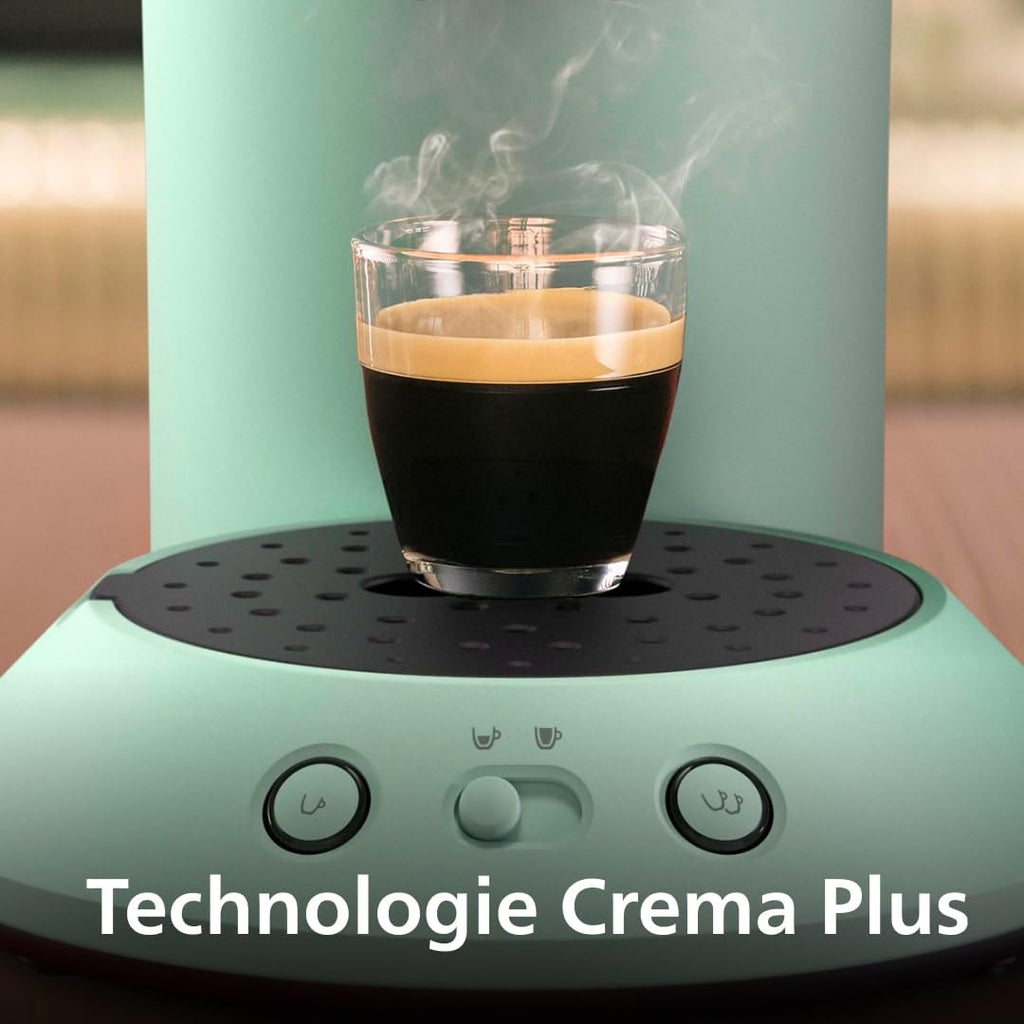 Machine à Café à Dosettes SENSEO CSA210/80 – Vert Désert Nature