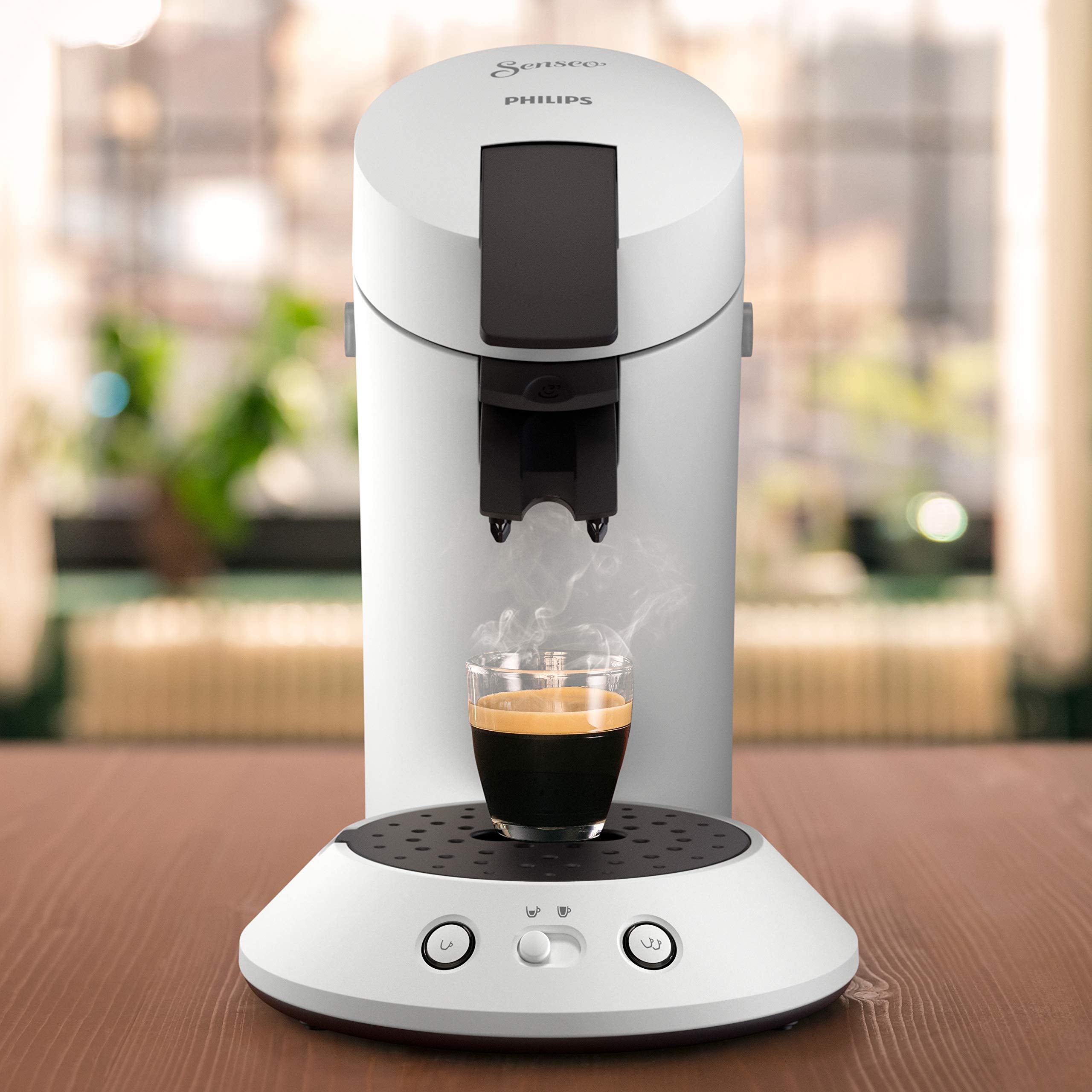 Machine à Dosettes SENSEO CSA210/11 – Blanc Pur Minimaliste