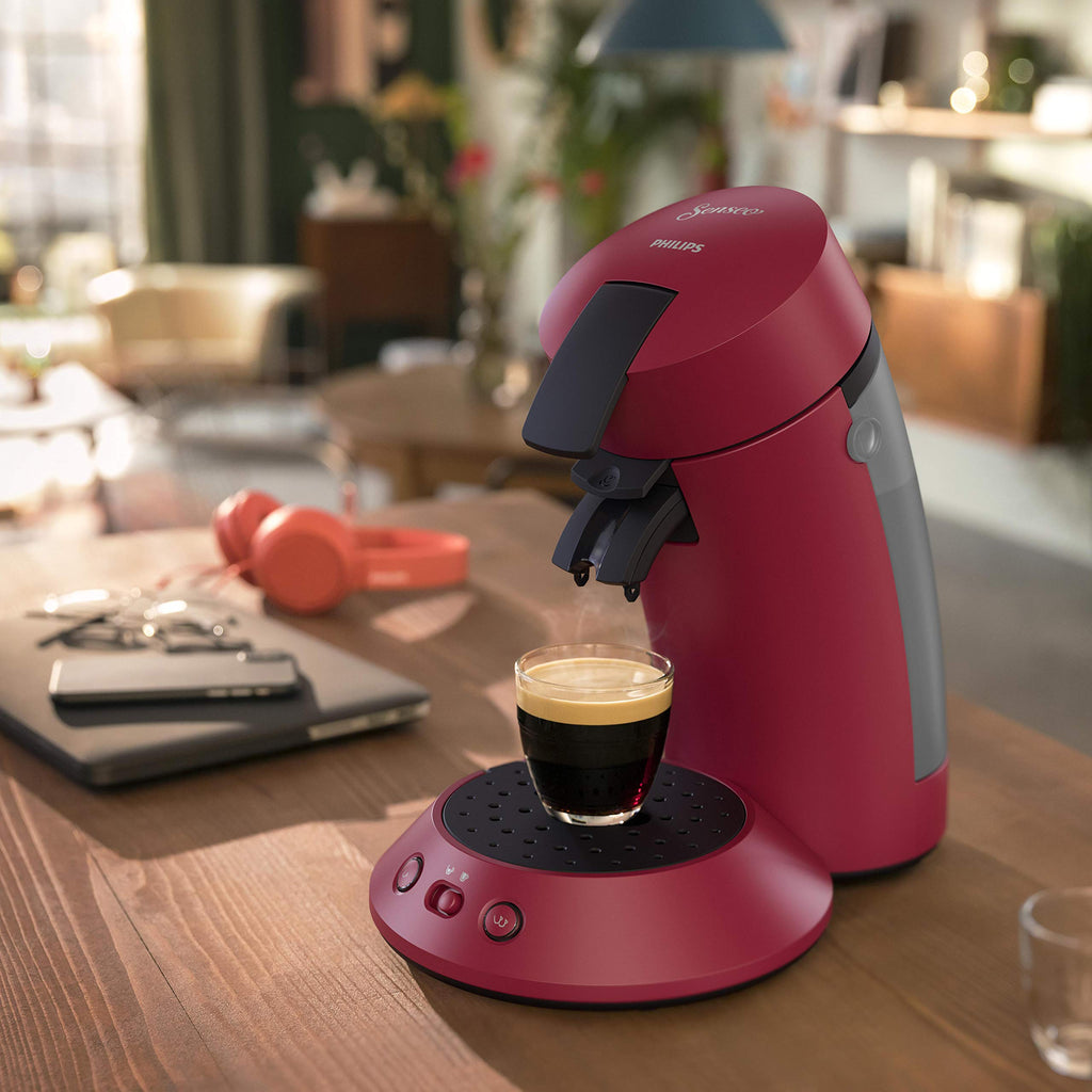 Machine à Café à Dosettes Original Plus SENSEO CSA210/91 – Rouge Vif